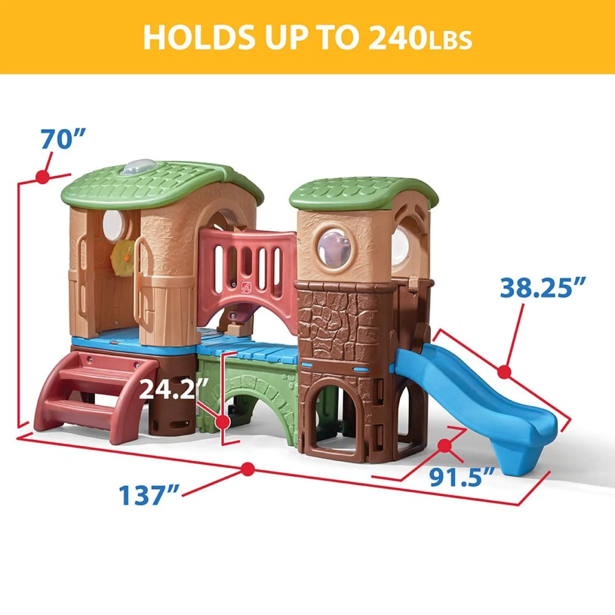 Step2 Clubhouse Climber Unisex, 3-4 Years