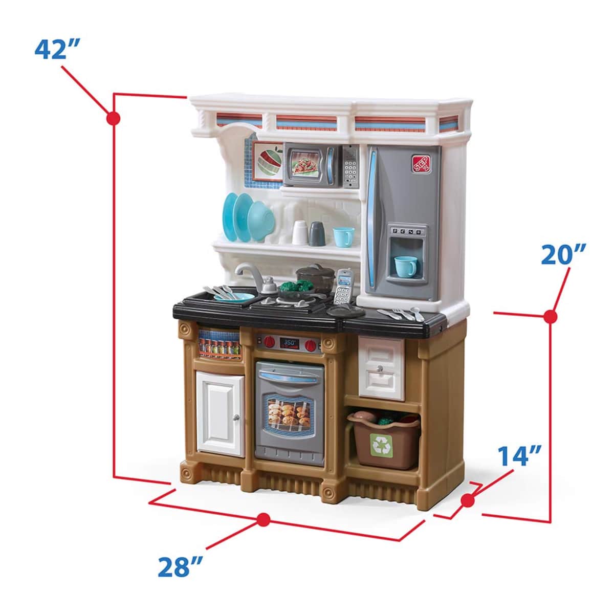 Step2 Lifestyle Custom Kitchen للجنسين، 3-4 سنوات