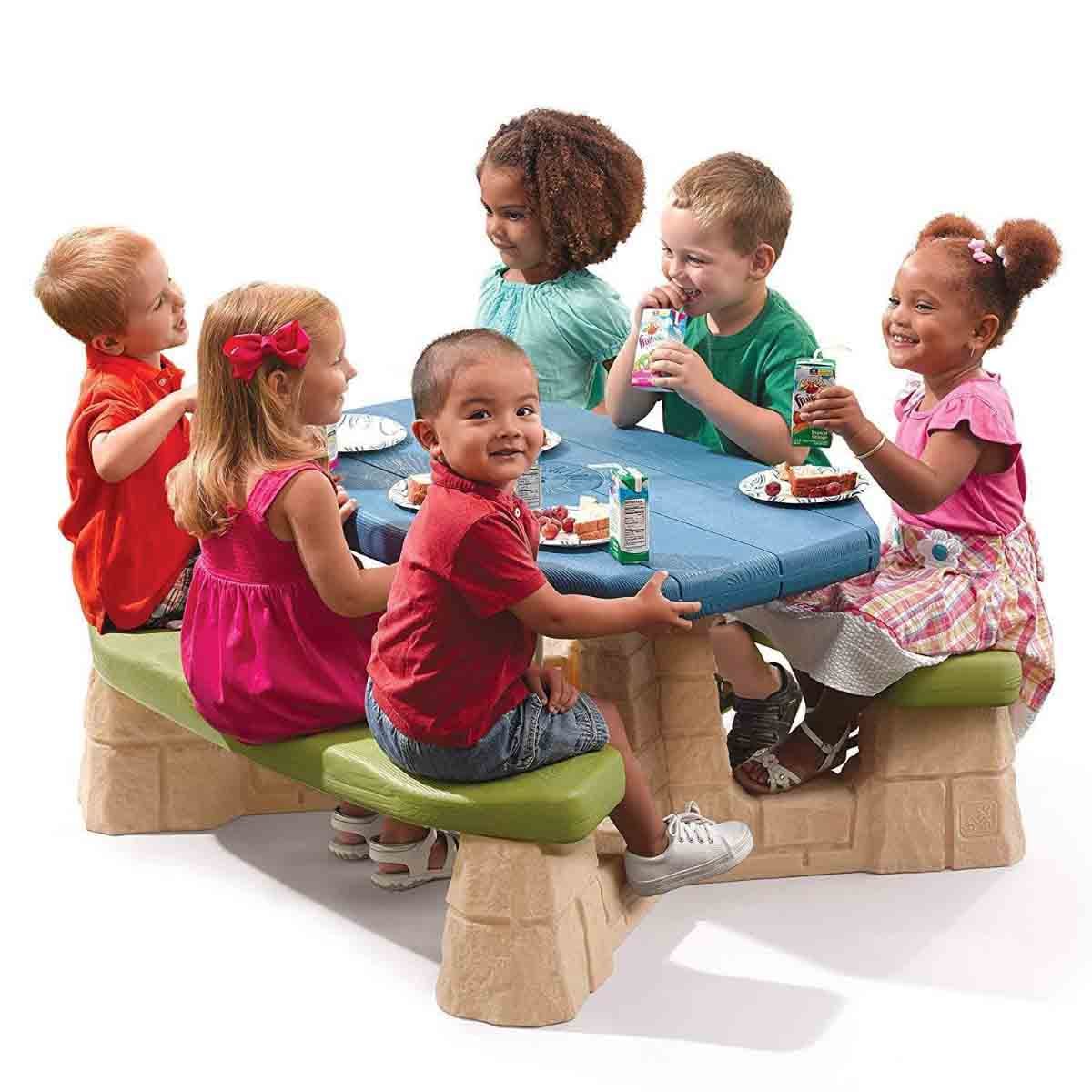 Step2 Naturally Playful Picnic Table with Umbrella Unisex, 3-4 Years