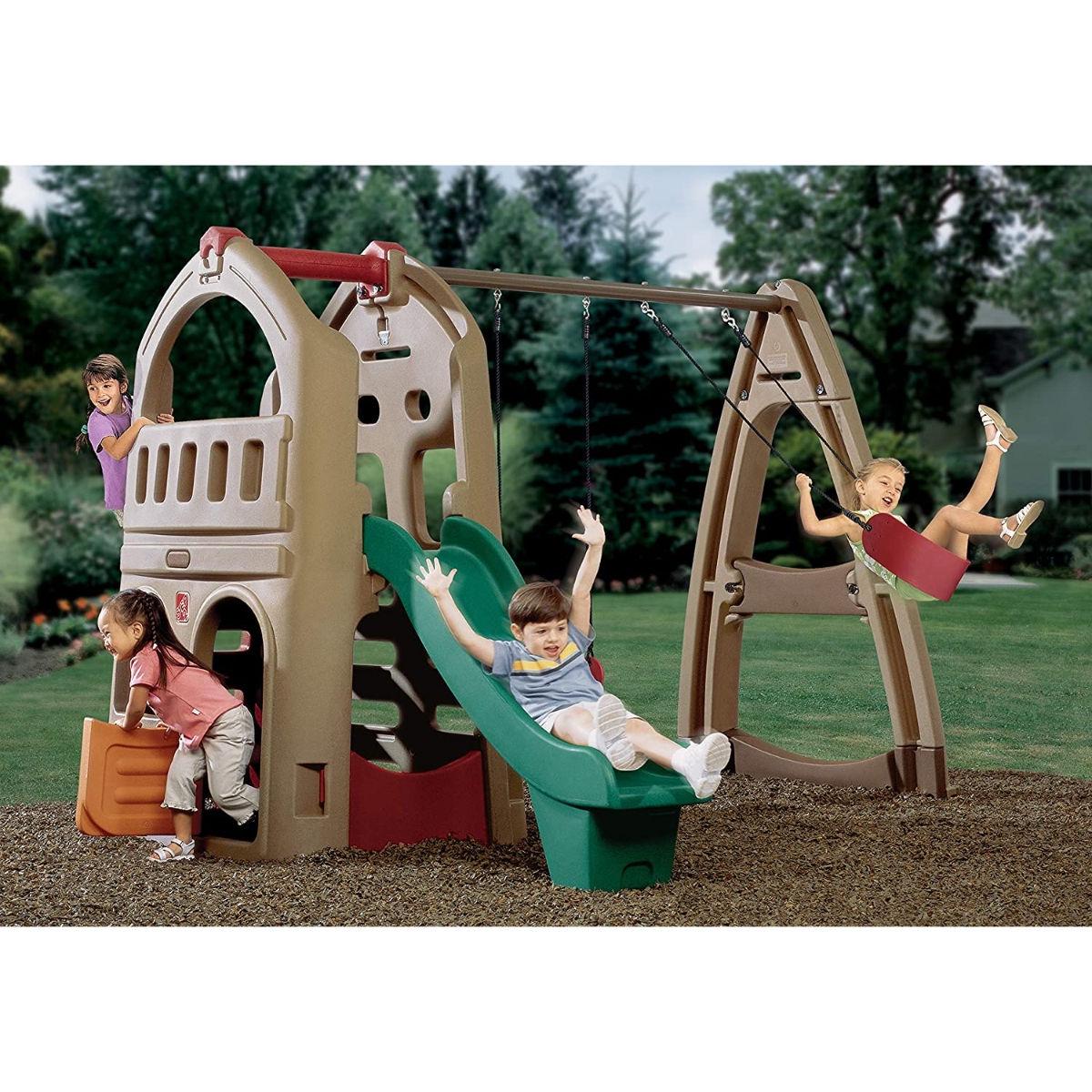 Step2 Naturally Playful Playhouse Climber & Swing Extension Unisex, 3-4 Years