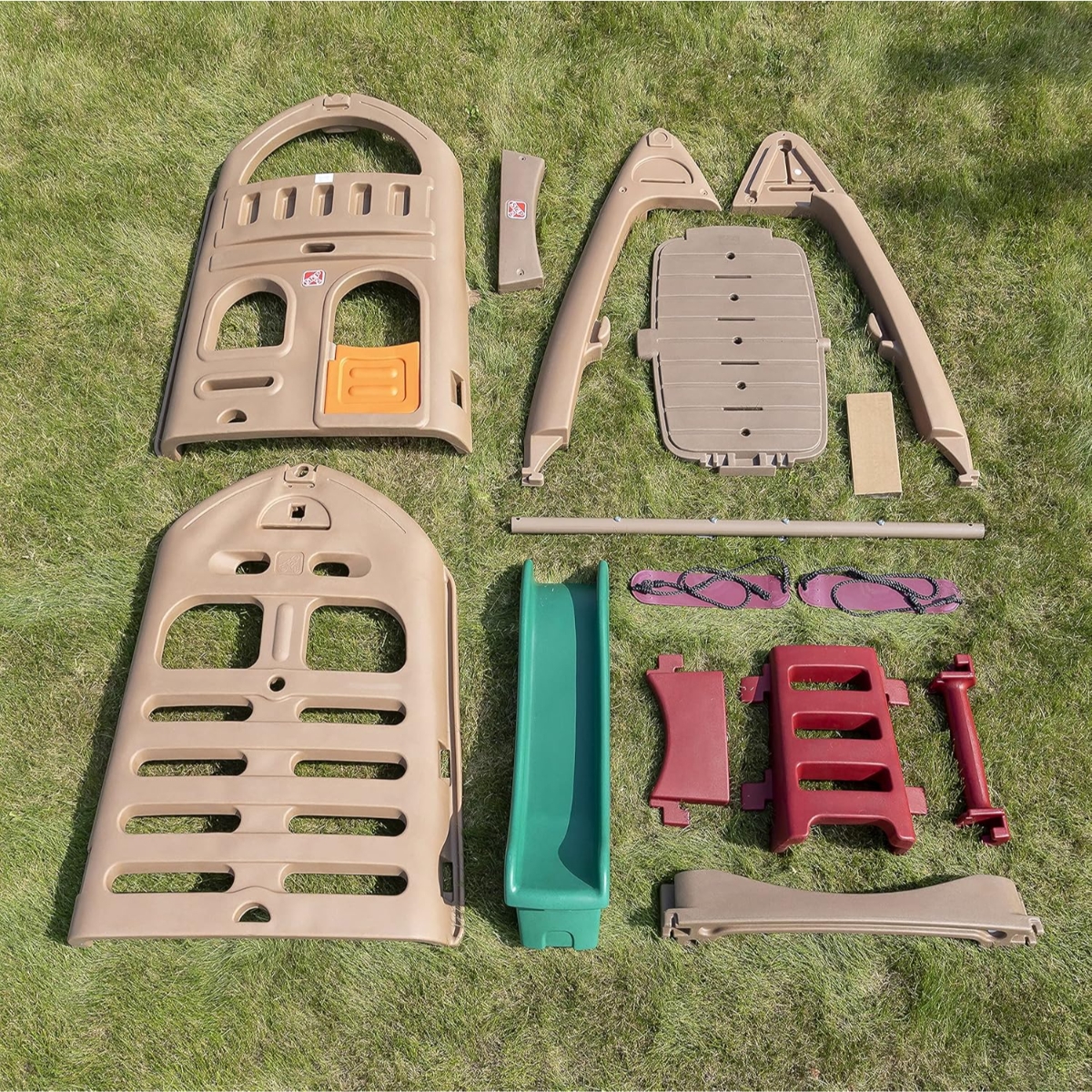 Step2 Naturally Playful Playhouse Climber & Swing Extension Unisex, 3-4 Years