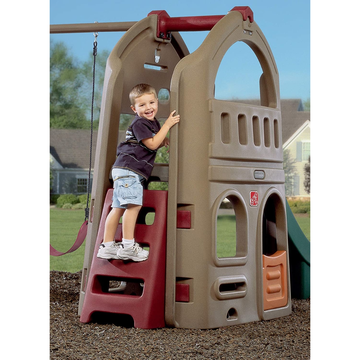 Step2 Naturally Playful Playhouse Climber & Swing Extension Unisex, 3-4 Years