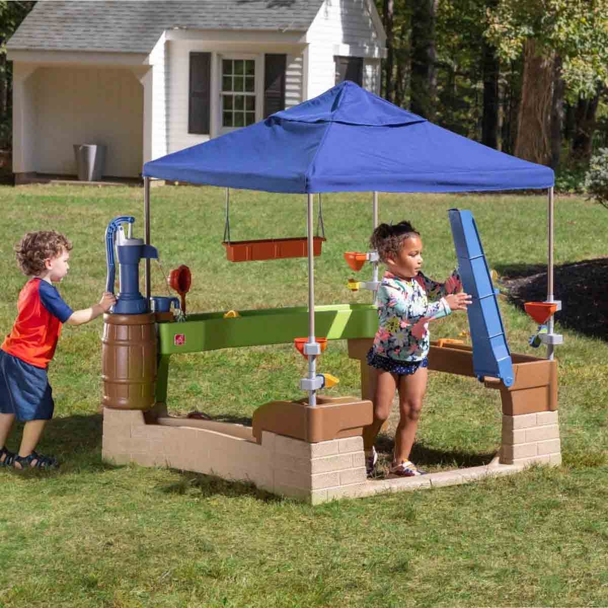 Step2 Pump & Splash Shady Oasis Water Activity Center Unisex, 3-4 Years