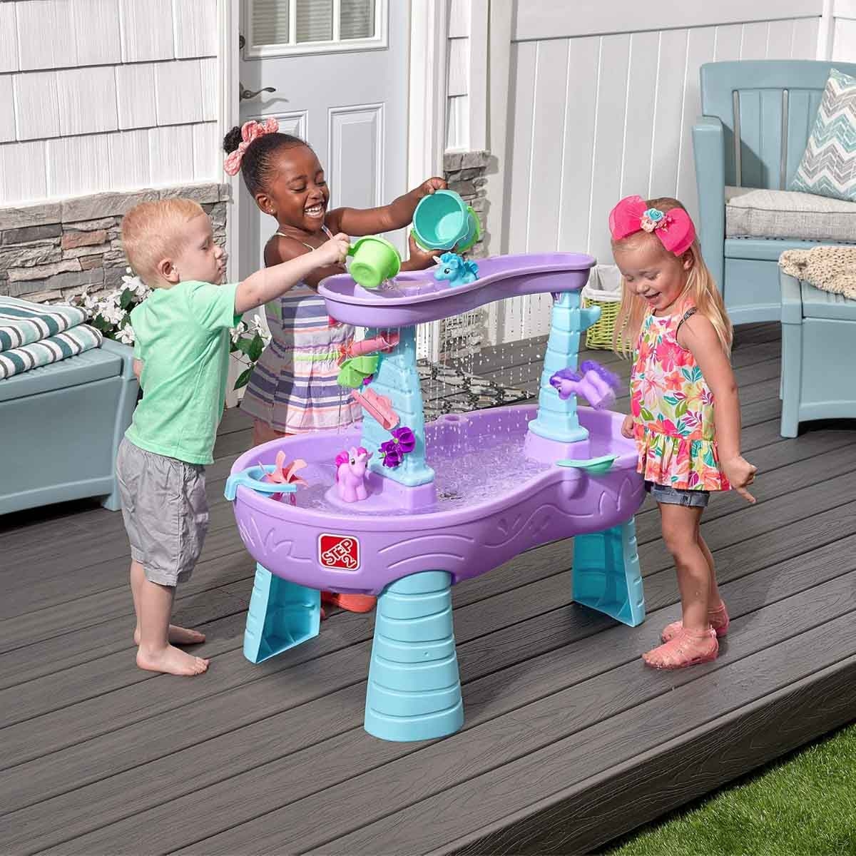 Step2 Rain Showers & Unicorn Water Table Toddler, 0-2 Years