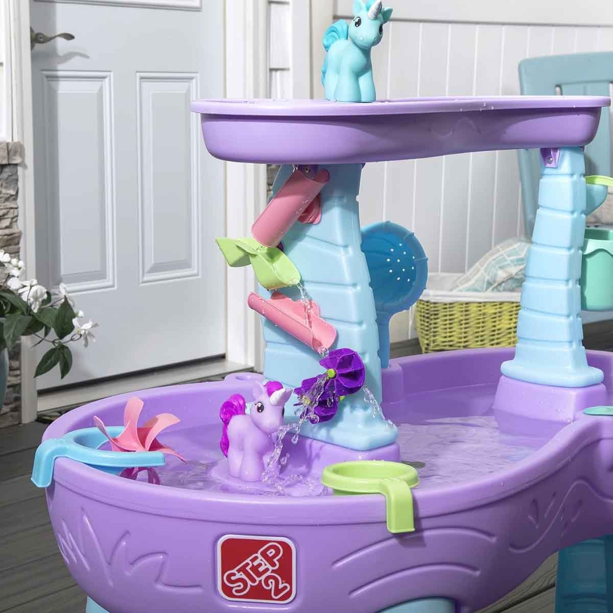 Step2 Rain Showers & Unicorn Water Table Toddler, 0-2 Years
