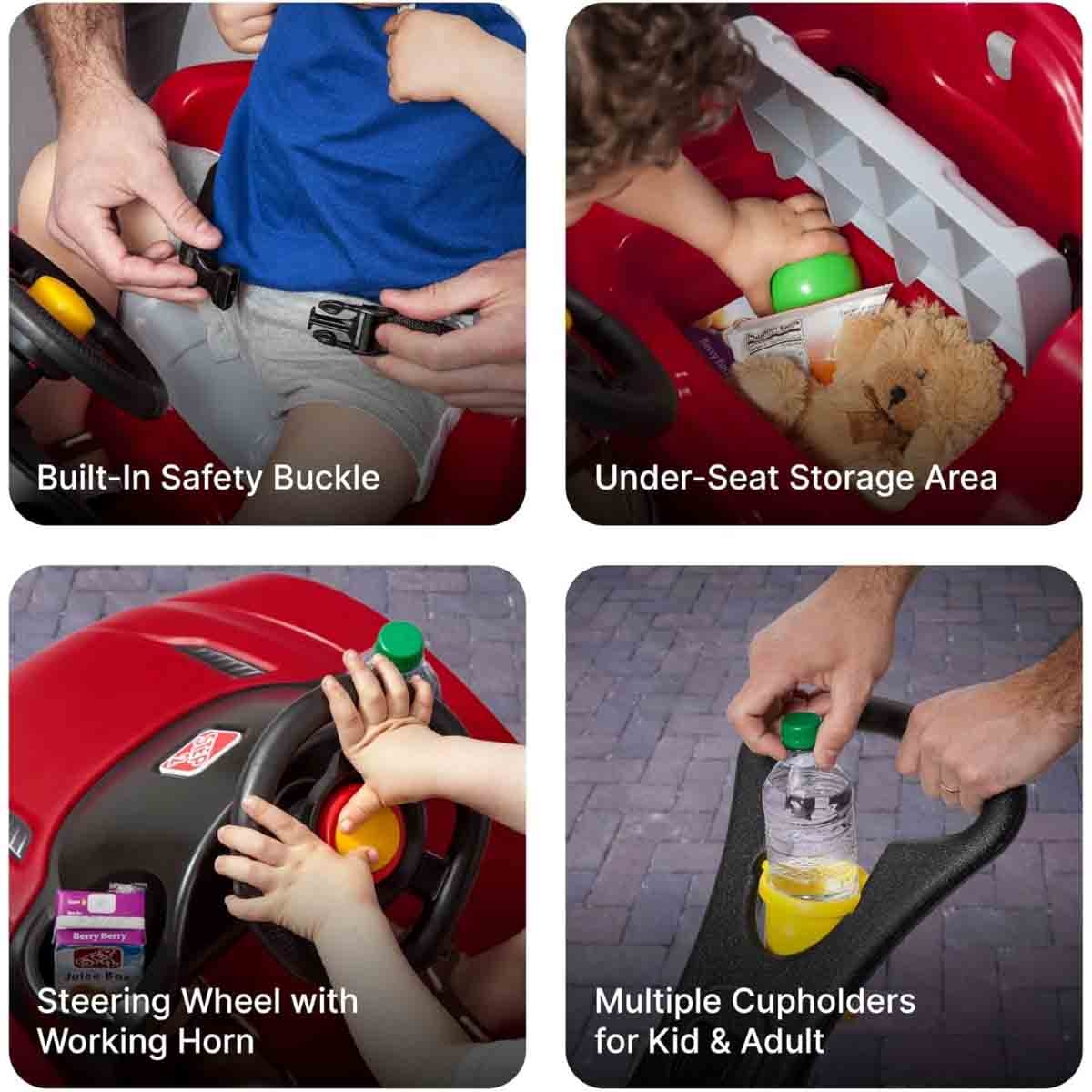 Step2 Red Whisper Ride Cruiser Unisex, 3-4 Years