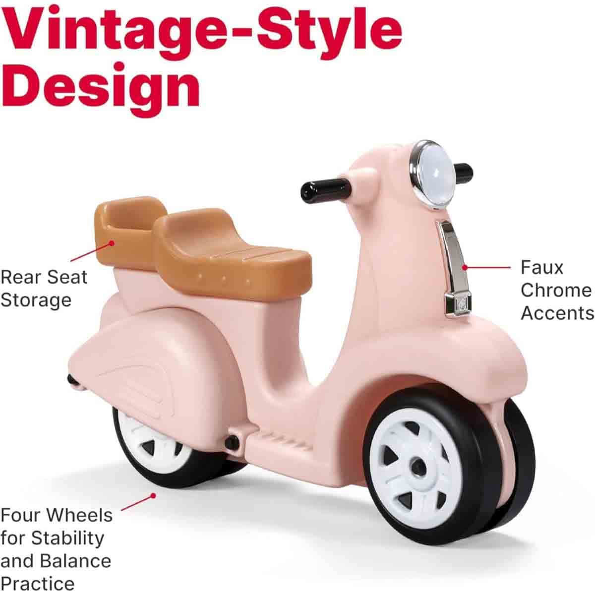 Step2 Ride Along Pink Scooter Unisex, 3-4 Years