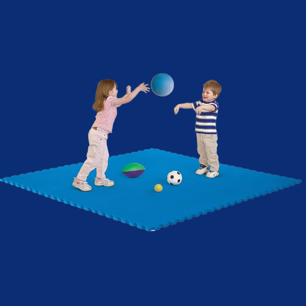 ستيب2 مفرش لعب مربع للجنسين، 3-4 سنوات