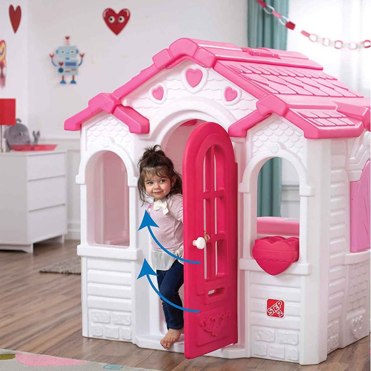 ستيب 2 منزل لعب سويت هارت للبنات، عمر 3-4 سنوات