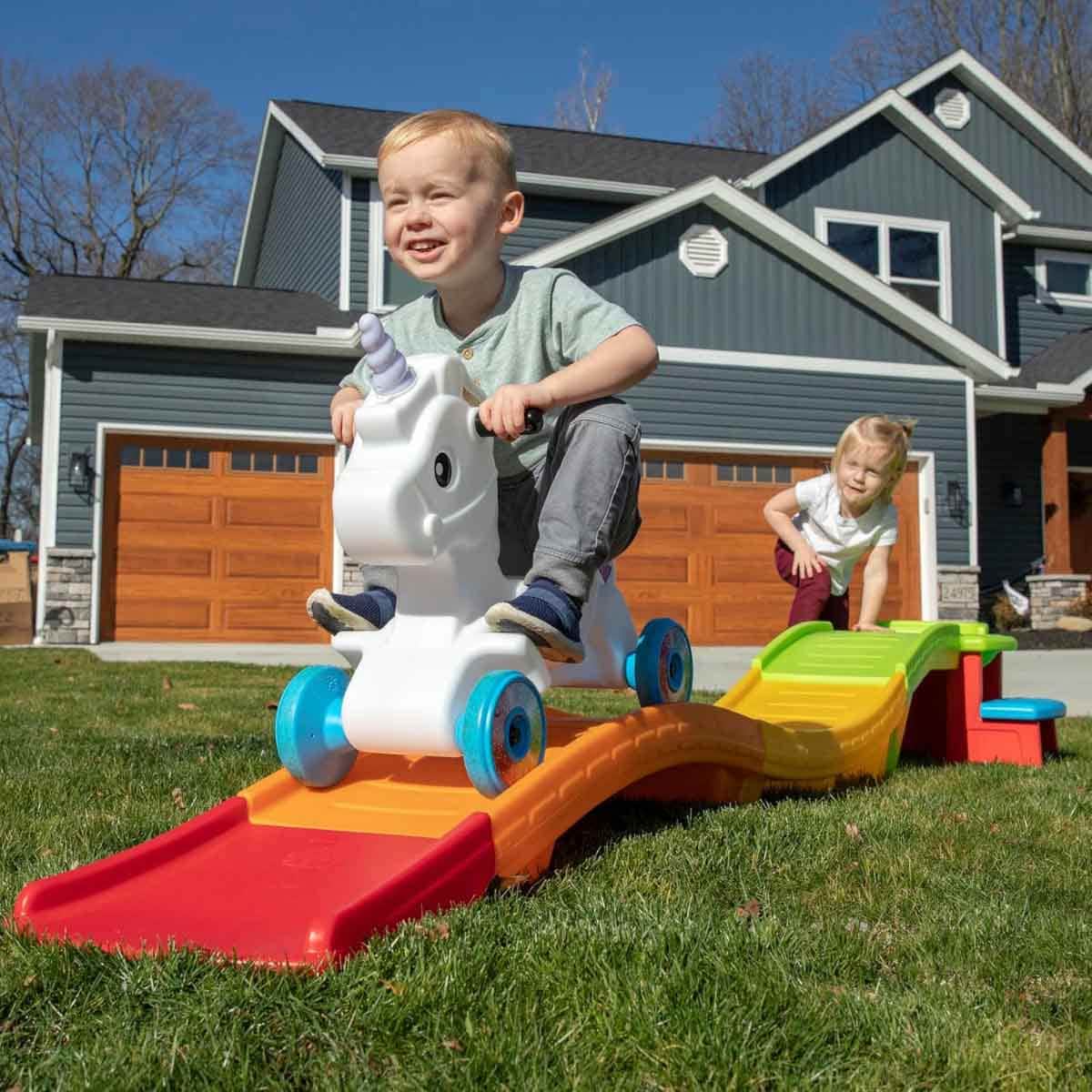 Step2 Unicorn Up & Down Roller Coaster Unisex, 3-4 Years