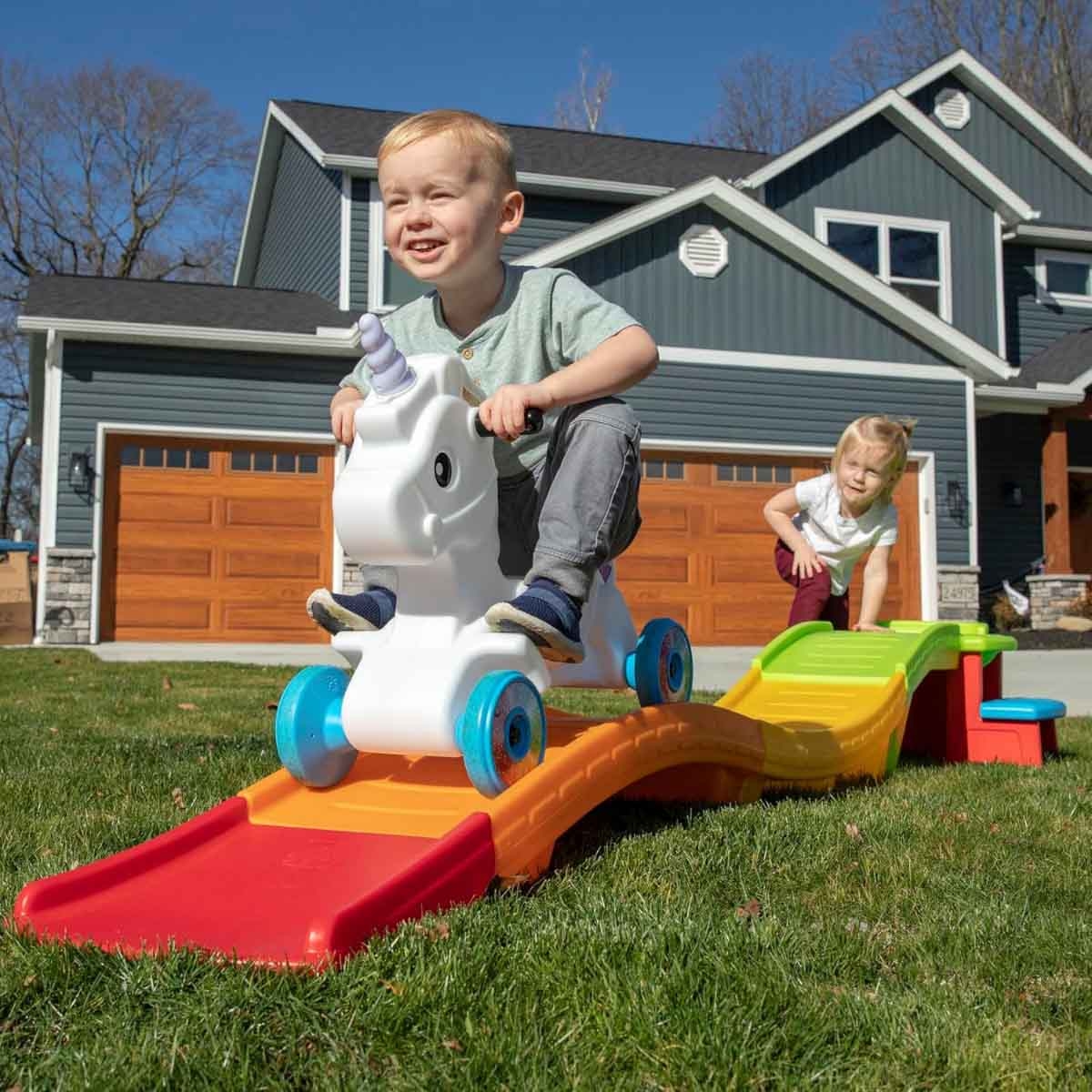 Step2 Unicorn Up & Down Roller Coaster Unisex, 3-4 Years