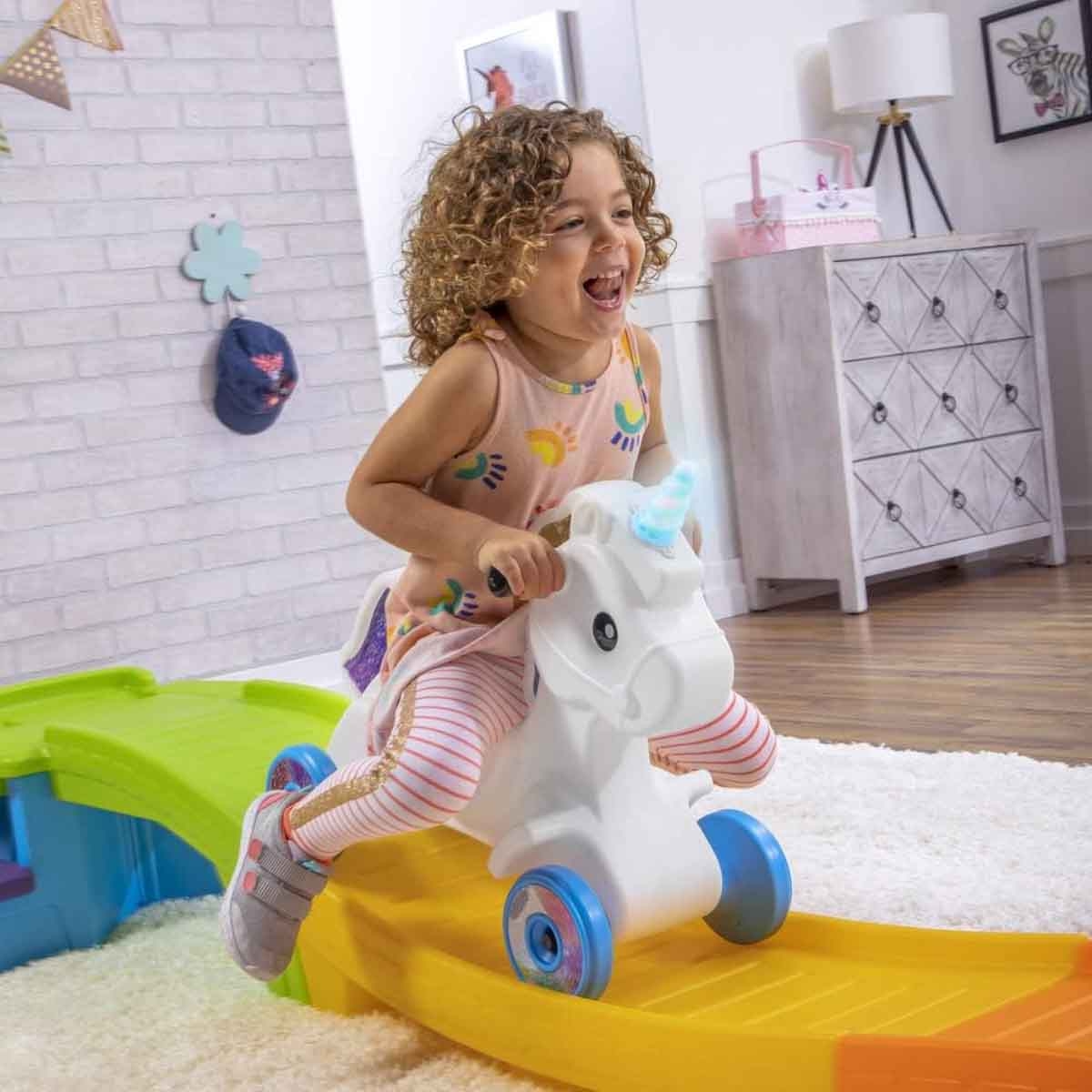 Step2 Unicorn Up & Down Roller Coaster Unisex, 3-4 Years