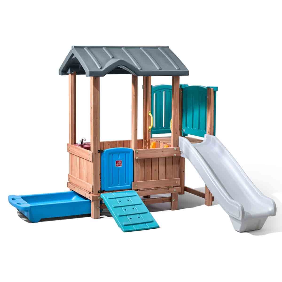 Step2 Woodland Adventure Playhouse & Slide Unisex, 3-4 Years