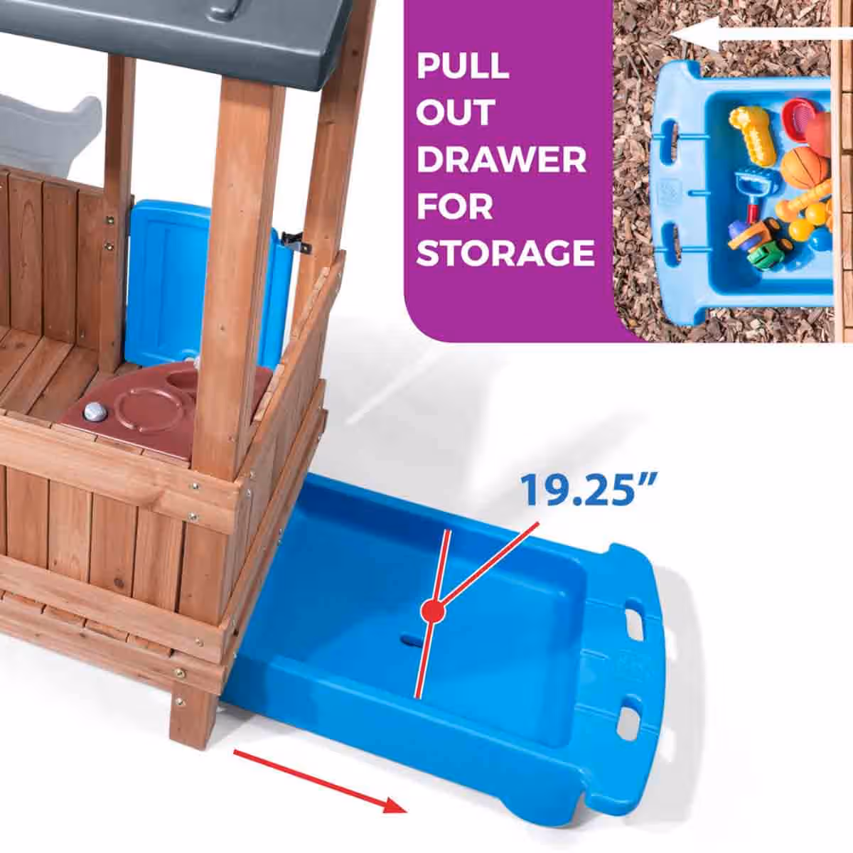 Step2 Woodland Adventure Playhouse & Slide Unisex, 3-4 Years