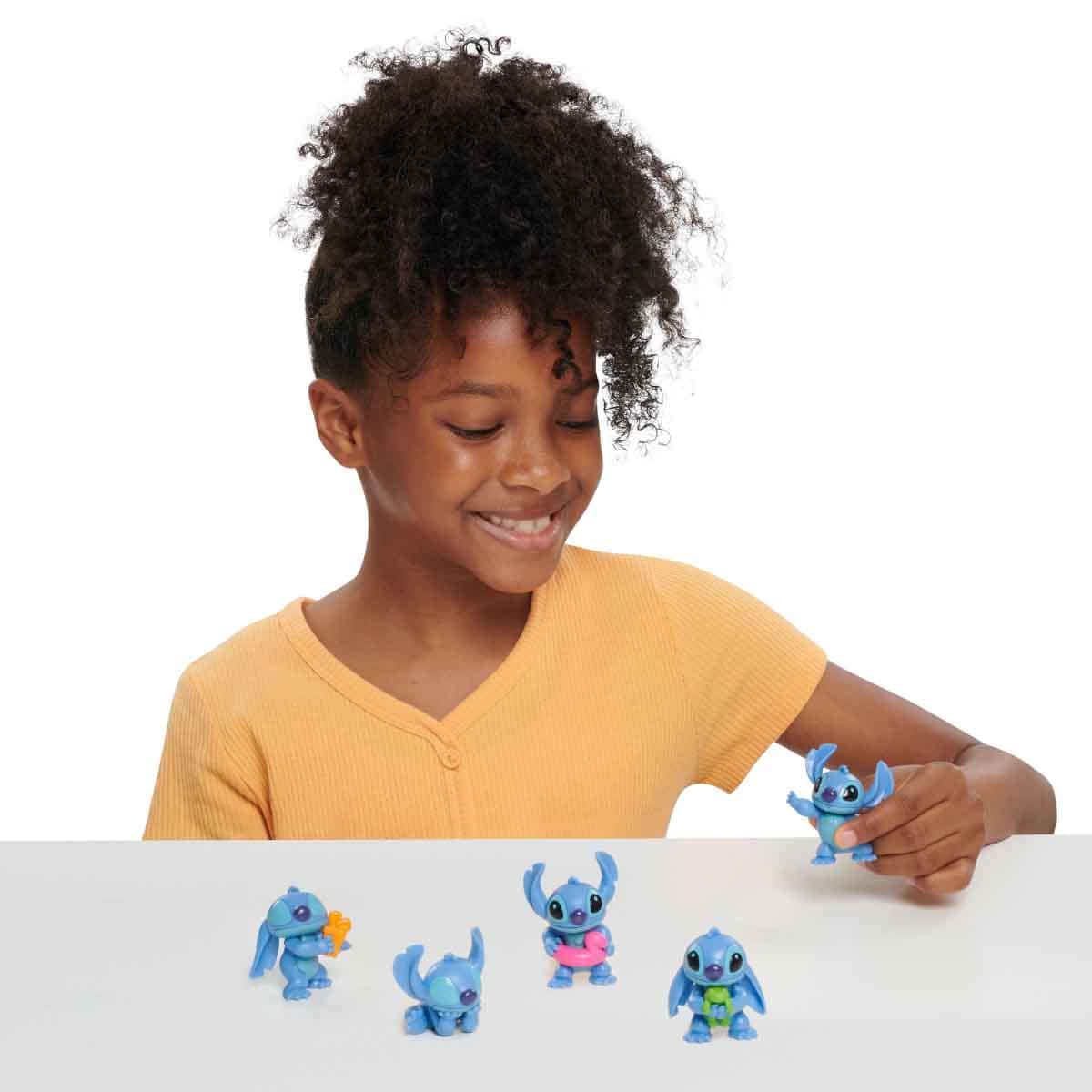 Disney Stitch 5-Piece Collectible Mini Action Figure Set Unisex, 3-4 Years