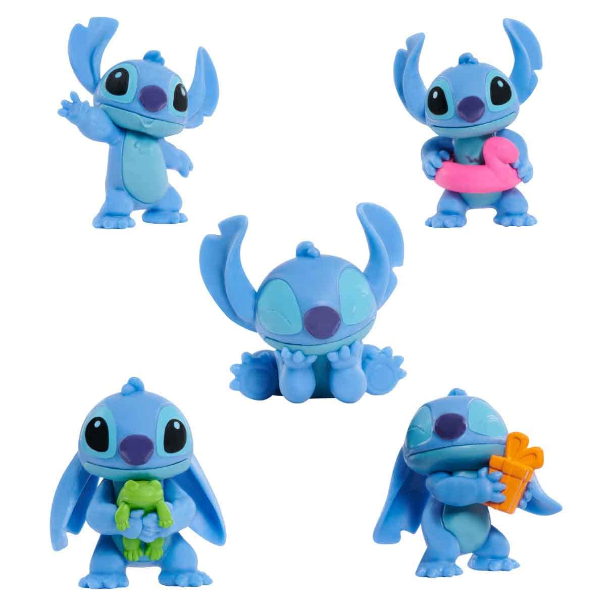 Disney Stitch 5-Piece Collectible Mini Action Figure Set Unisex, 3-4 Years