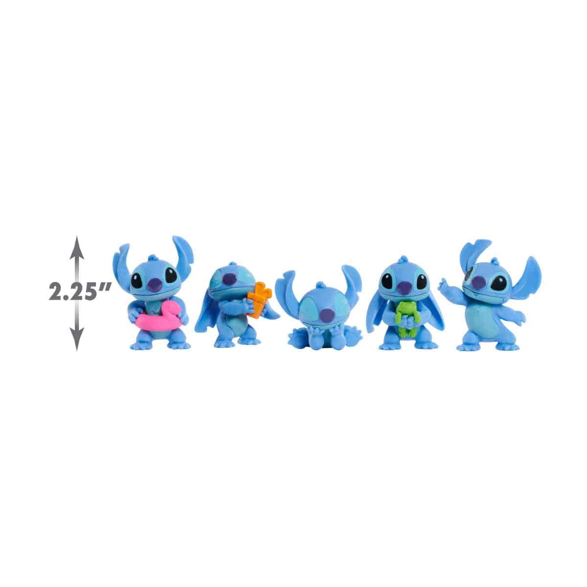 Disney Stitch 5-Piece Collectible Mini Action Figure Set Unisex, 3-4 Years
