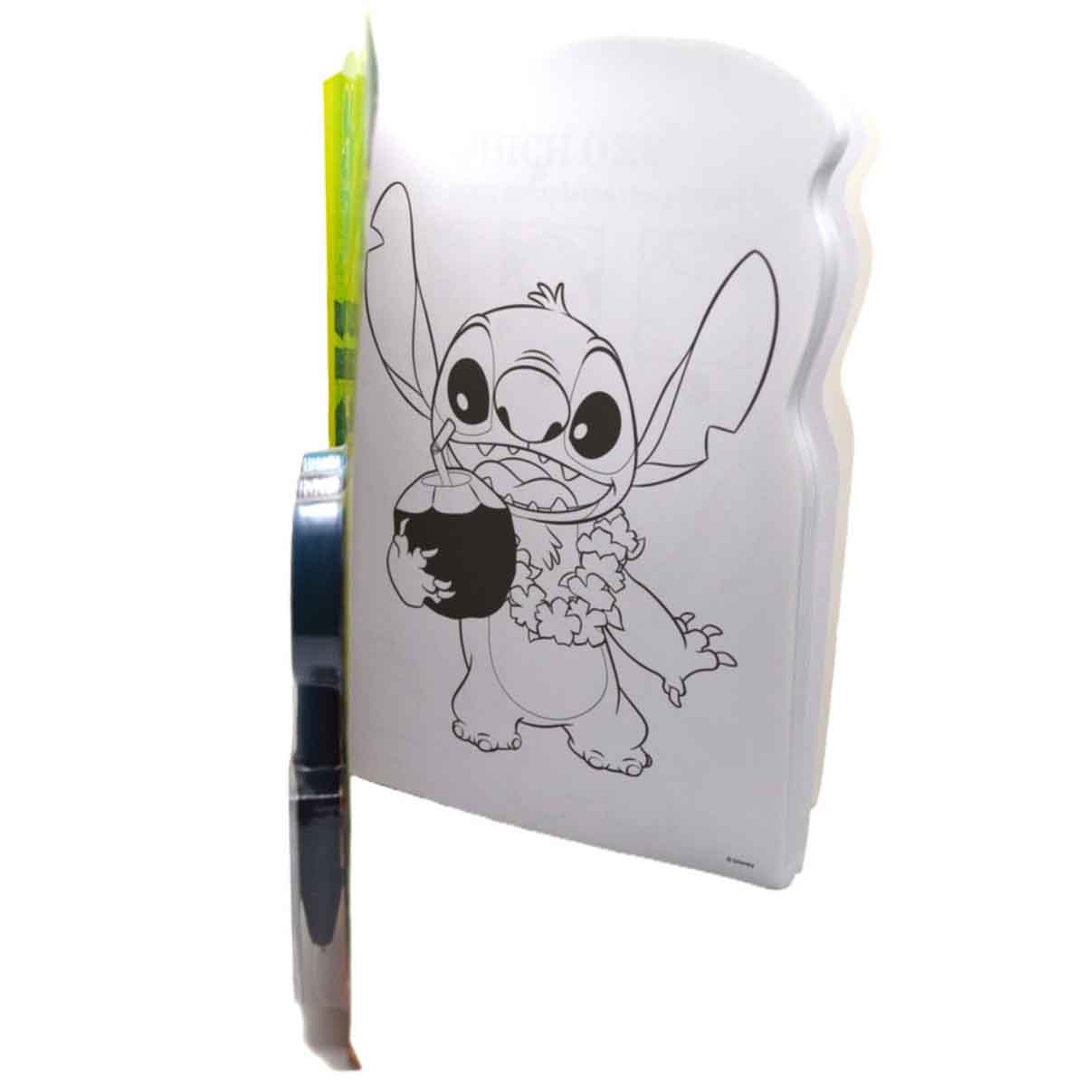 Disney Stitch Activity Book with Shaped Crayons Unisex, 3-4 Years