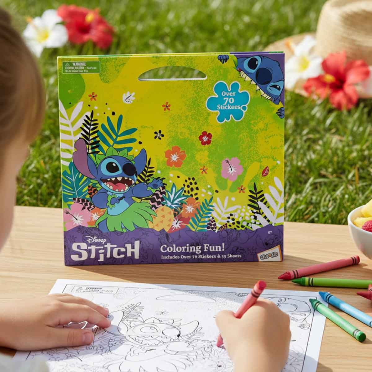 Disney Stitch Color & Activity Book Art Kit Unisex, 3-4 Years