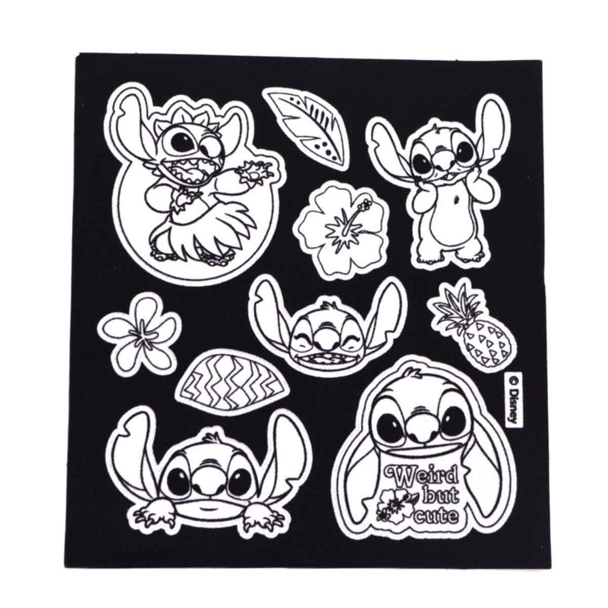 Disney Stitch Color & Jewel Velvet Stickers Unisex, 3-4 Years