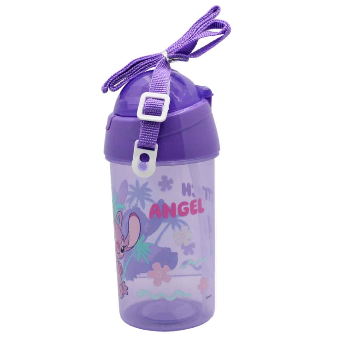 Stitch Pop-Up Canteen Disney Flip Straw Water Bottle