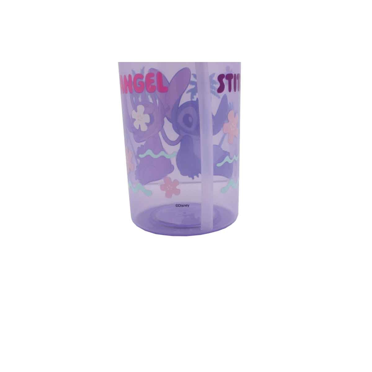 Stitch Pop-Up Canteen Disney Flip Straw Water Bottle
