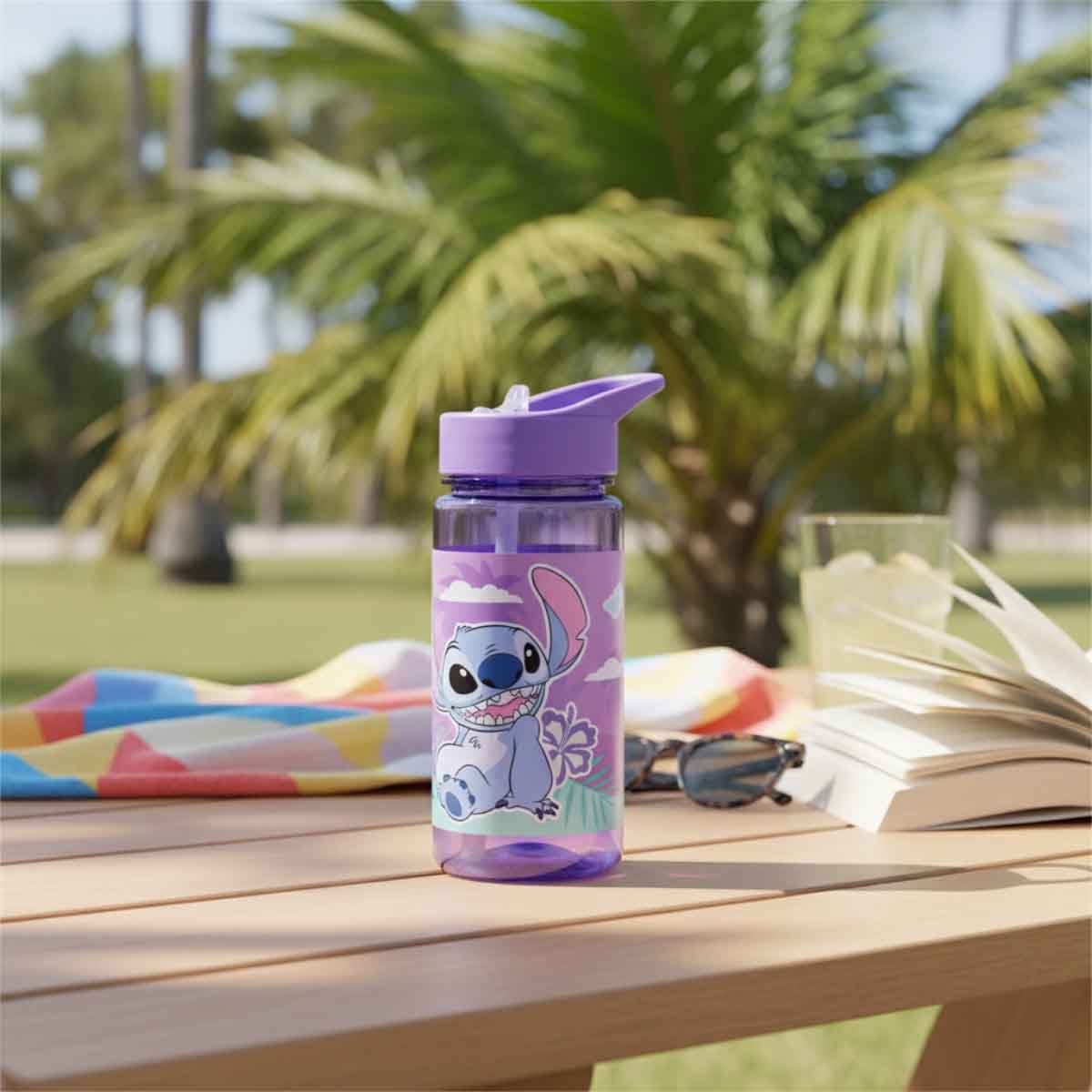 Stitch Square Durable & Easy to CarryWater Bottle