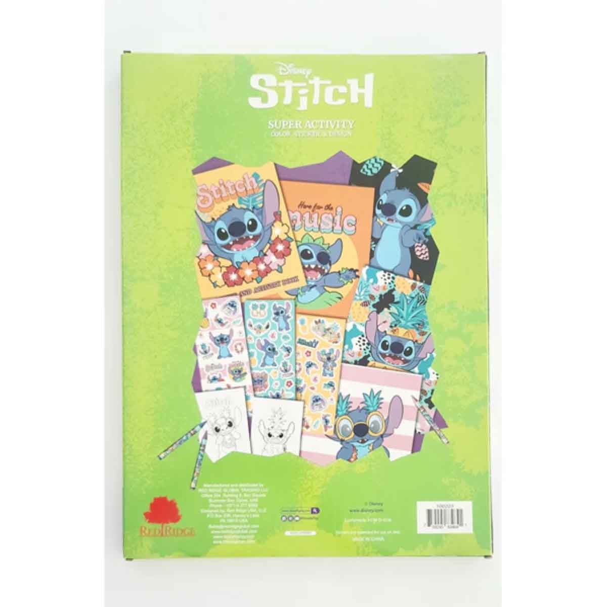 Disney Stitch Super Activity Color, Sticker & Design Set Unisex, 3-4 Years