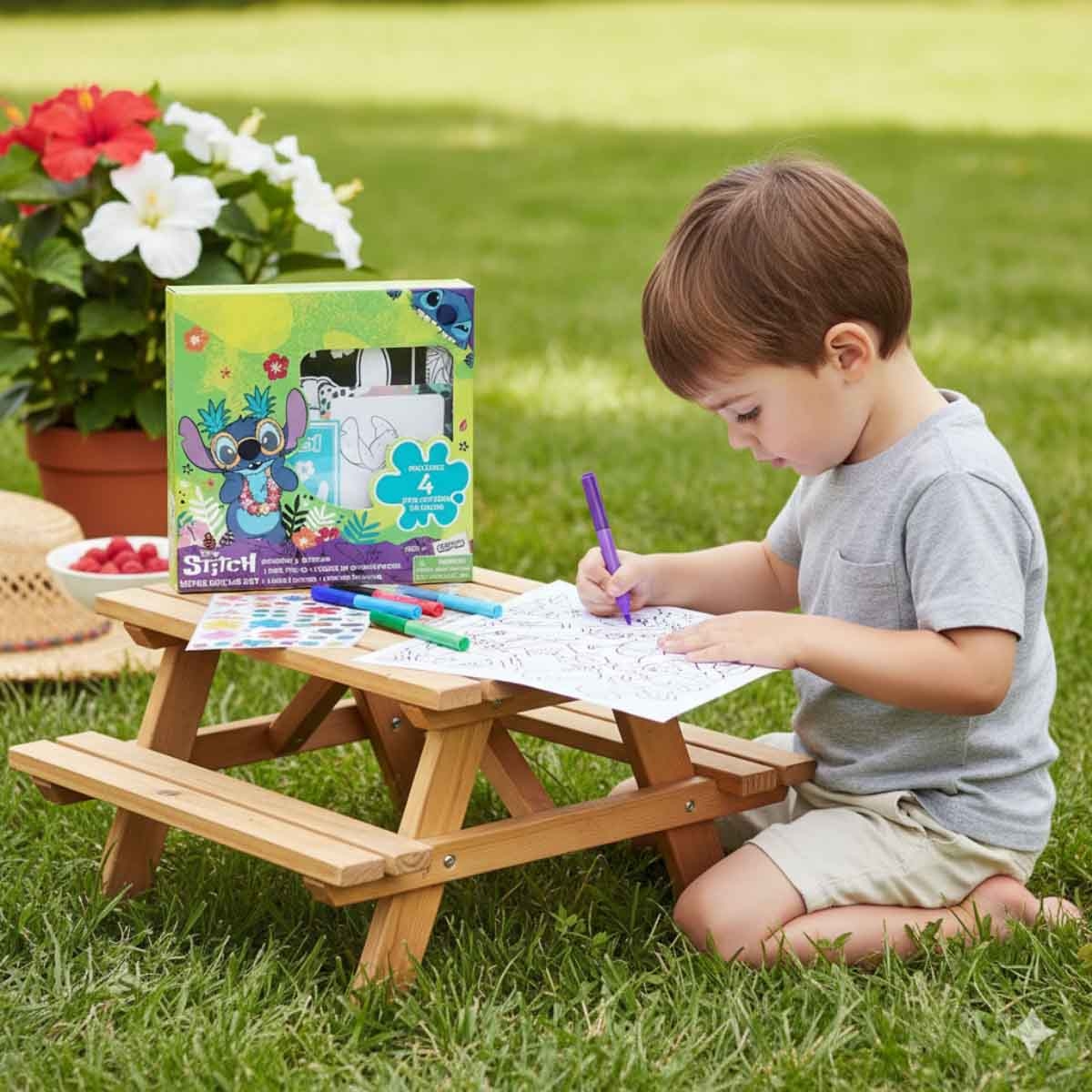 Disney Stitch Super Poster Activity Set Unisex, 3-4 Years