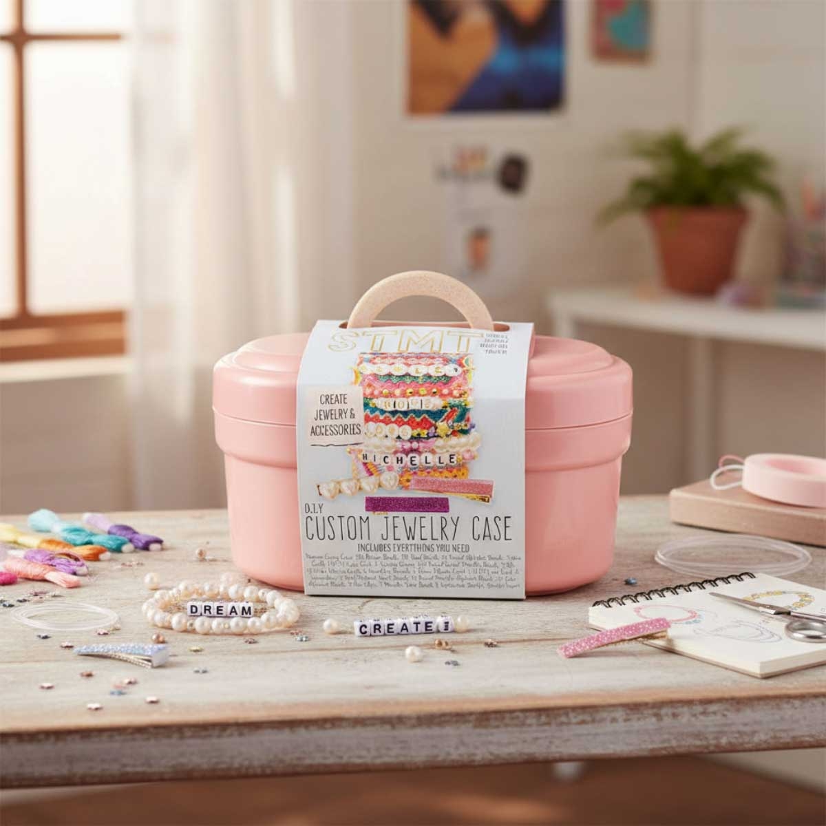 علبة مجوهرات مخصصة من STMT للبنات، من 8 إلى 10 سنوات