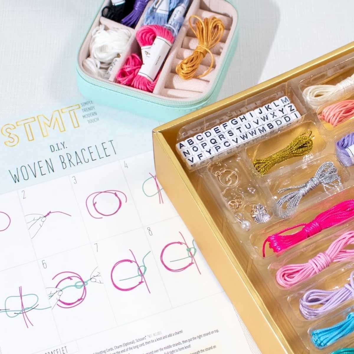مجموعة صنع المجوهرات المنسوجة من STMT للبنات، من 8 إلى 10 سنوات