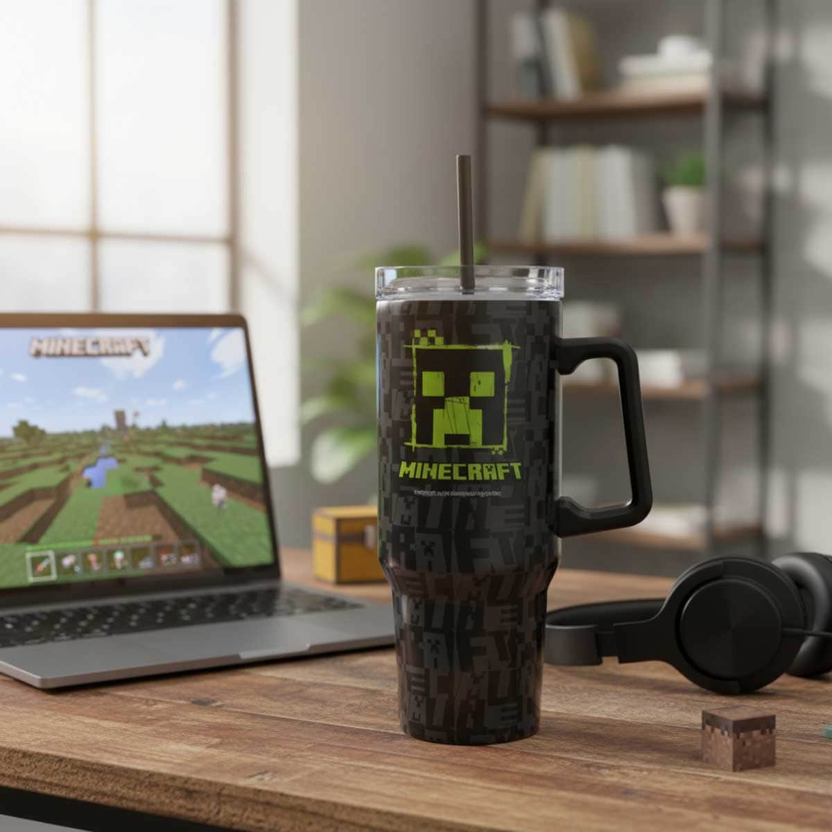 Stor 1165ml Minecraft Insulated Rambler Cup