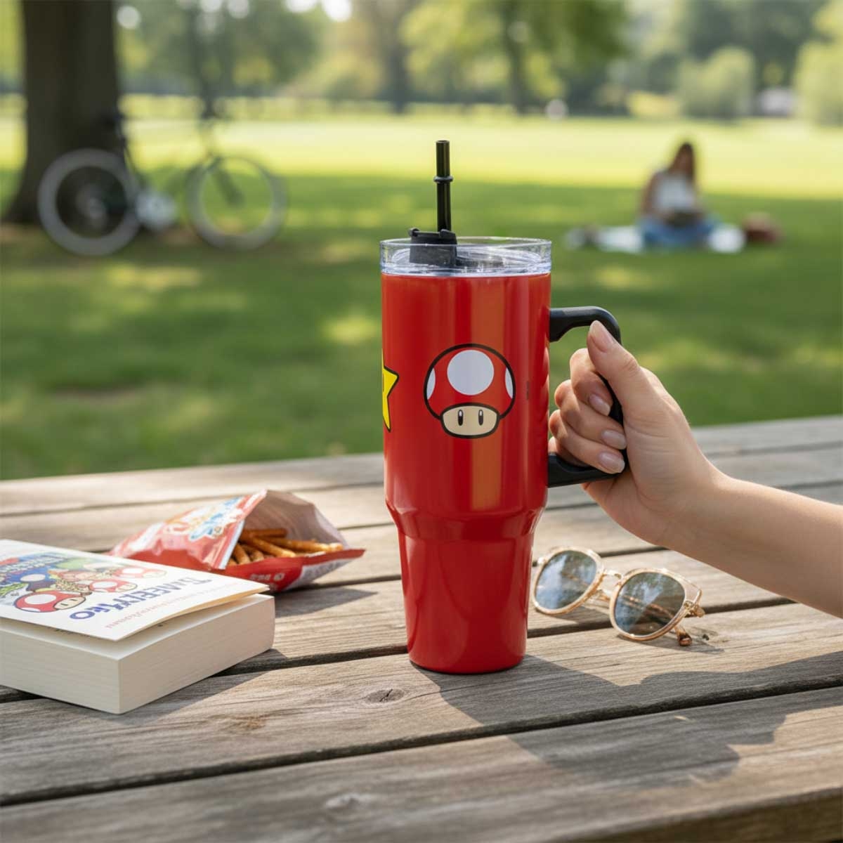 Stor 1165ml Super Mario Insulated Rambler Cup