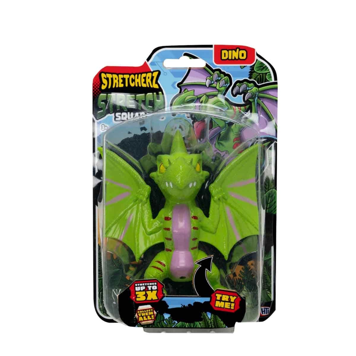 Stretcherz Street Assorted Smash Car & Electro-Stretch + Squad Dinos + Slammerz Action Figure Bundle