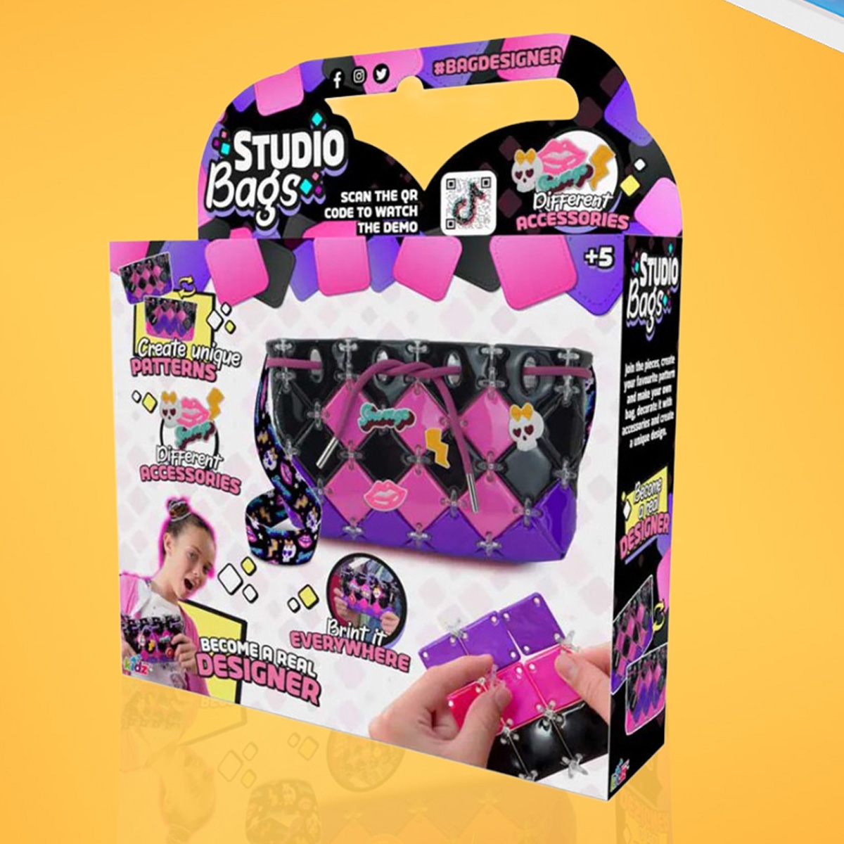 Studio Bag Assorted Medium DIY Kit Girls, 5-7 Years