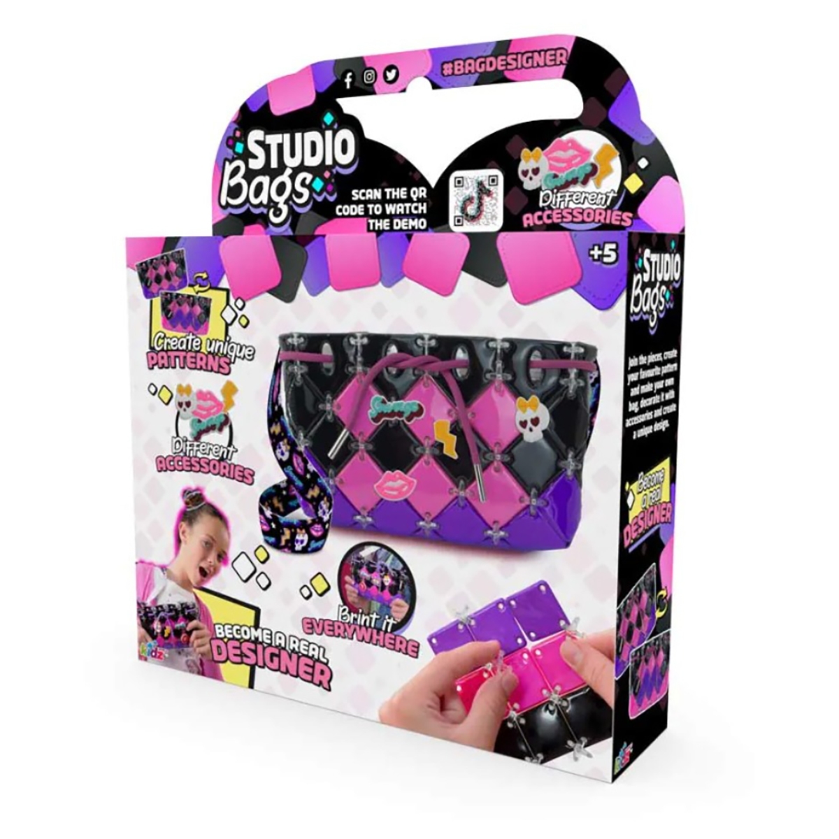 Studio Bag Assorted Medium DIY Kit Girls, 5-7 Years