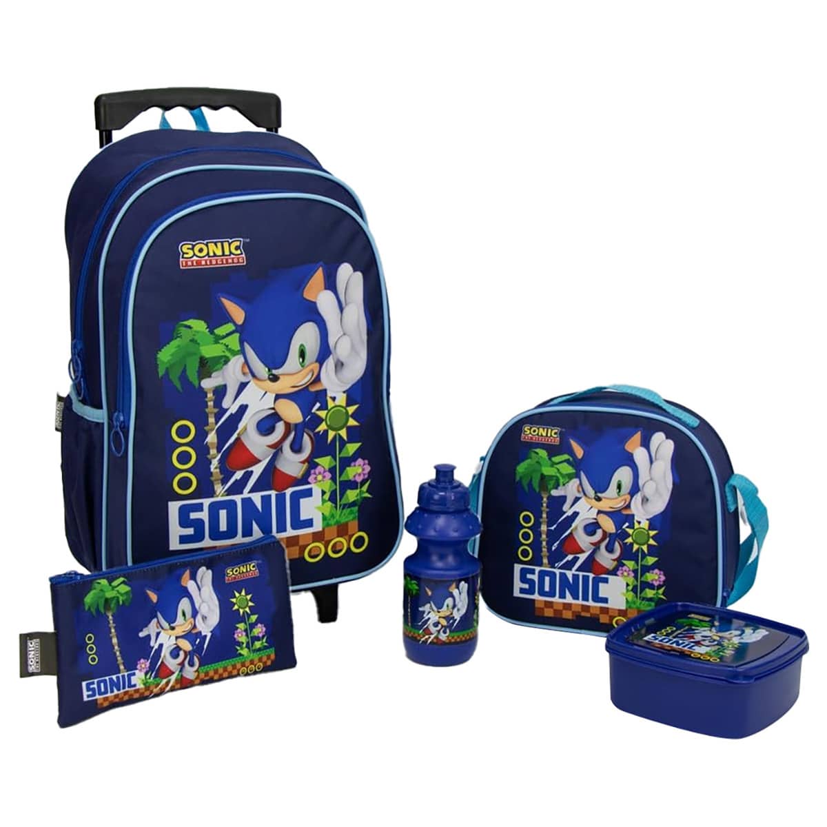 Sunce BTS 5-in-1 Disney Sonic School Set Unisex, 5-7 Years