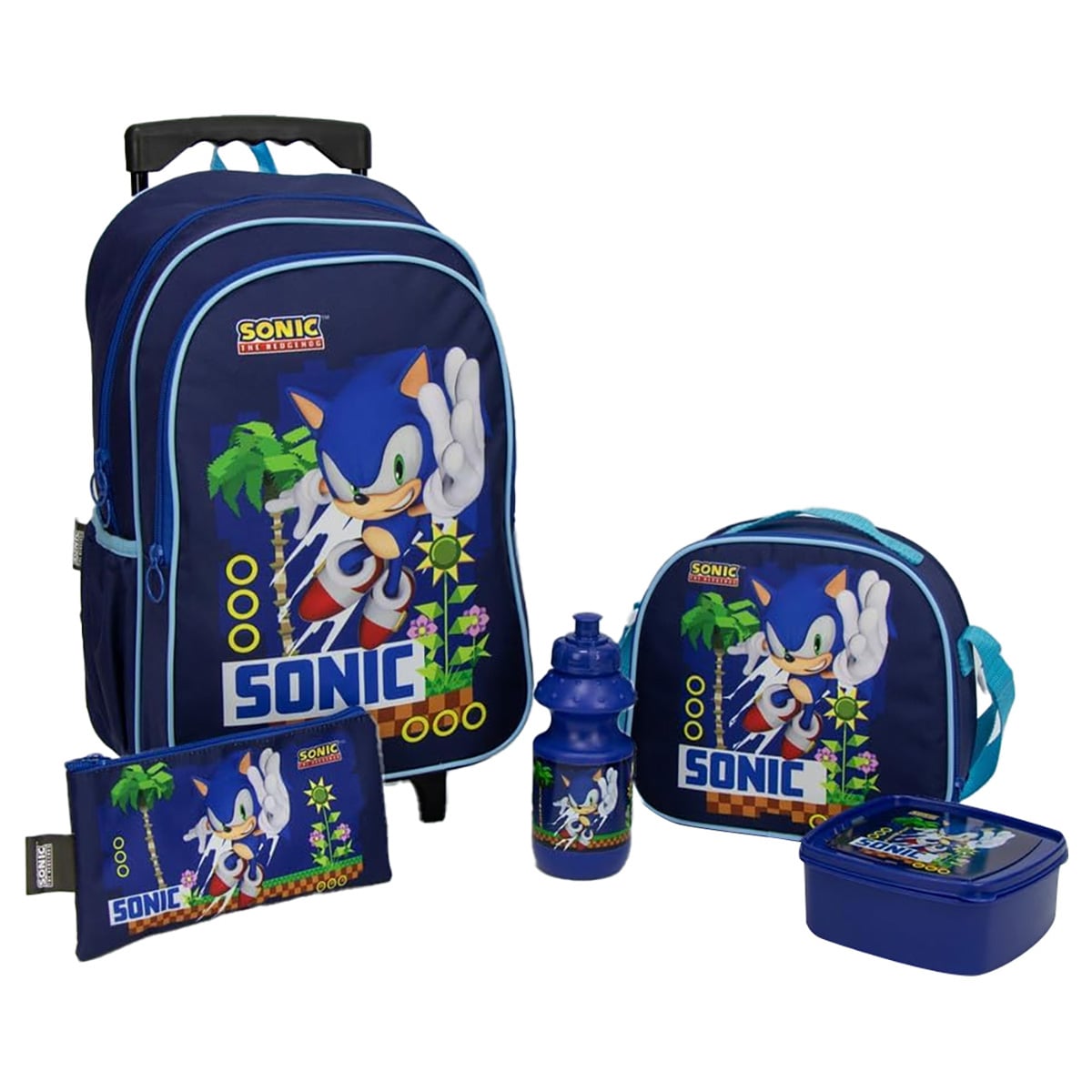 Sunce BTS 5-in-1 Disney Sonic School Set Unisex, 5-7 Years