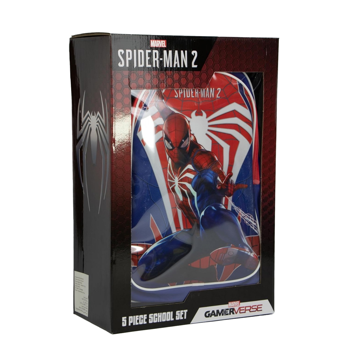 سنس بي تي إس مجموعة مدرسية 5 في 1 مارفل سبايدر مان للجنسين، من عمر 5 إلى 7 سنوات