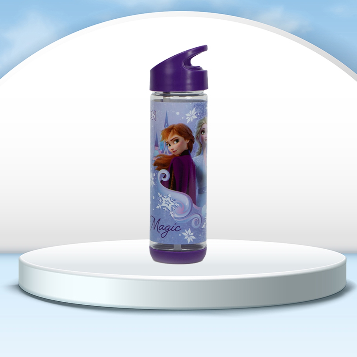 سنس بي تي اس زجاجة ماء بلاستيكية ديزني فروزن للبنات، 3-4 سنوات