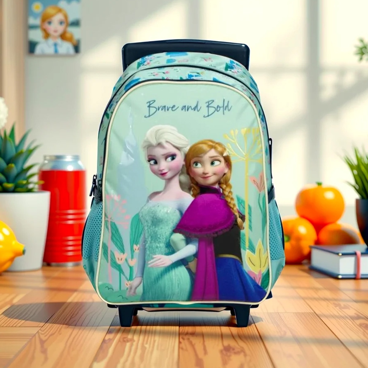 سنس بي تي إس ديزني فروزن حقيبة ظهر بعجلات للجنسين، من عمر 3 إلى 4 سنوات