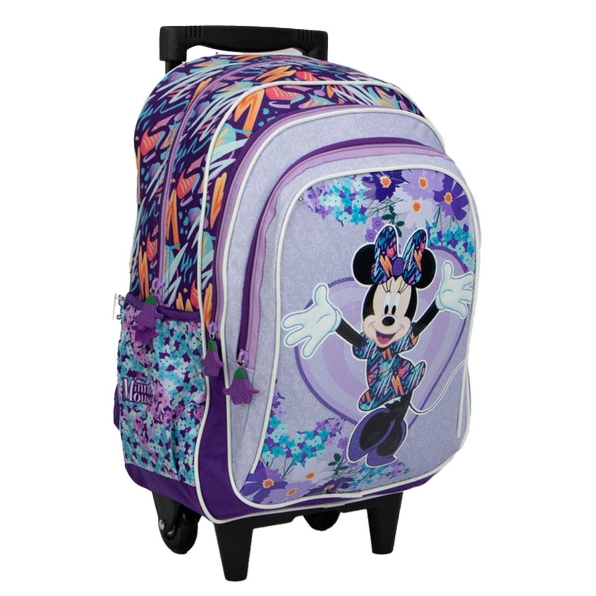 Sunce BTS Disney Minnie Trolley Backpack with Pencil Case & Water Bottle Combo Pack