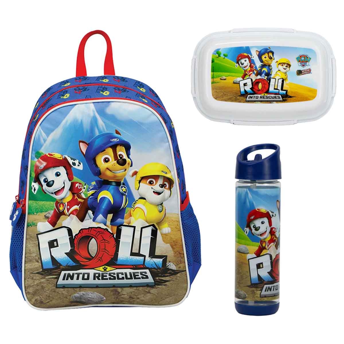 Sunce BTS Disney Paw Patrol Backpack with Lunch Box & Water Bottle Combo Pack