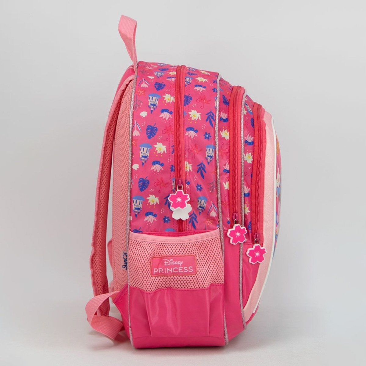 سنس بي تي إس ديزني برنسيسز حقيبة ظهر للبنات، من عمر 3 إلى 4 سنوات