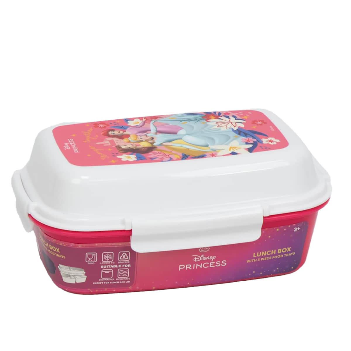 Sunce BTS Disney Princesses Lunch Box & Water Bottle Combo Pack