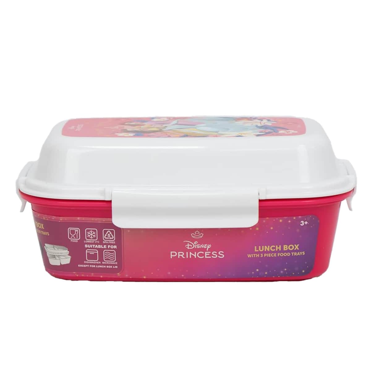 Sunce BTS Disney Princesses Lunch Box & Water Bottle Combo Pack