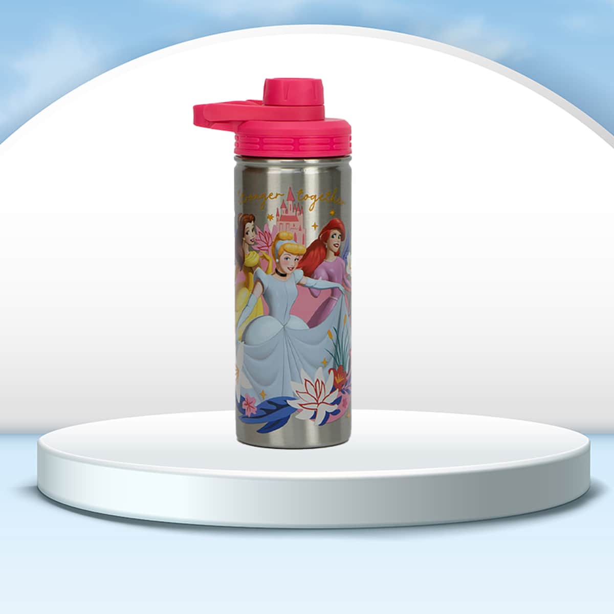 Sunce BTS Disney Princesses Water Bottle Unisex, 3-4 Years