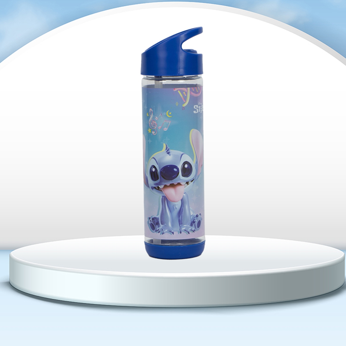 سنس بي تي اس زجاجة ماء بلاستيكية ديزني ستيتش للجنسين، 3-4 سنوات