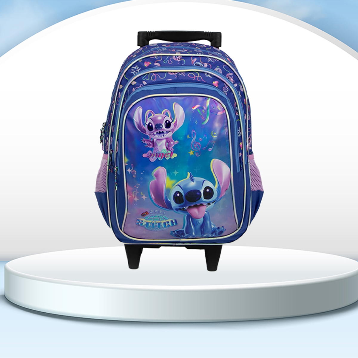 Sunce BTS S-7417DSH Disney Stitch Trolley Backpack Unisex, 3-4 Years