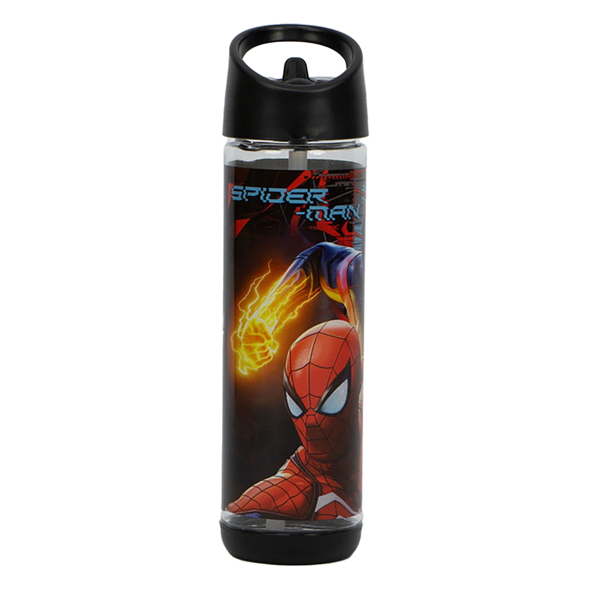 Sunce BTS Marvel Spider Man Plastic Water Bottle Unisex, 3-4 Years